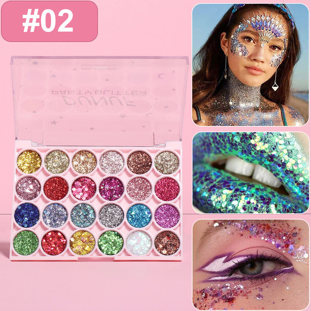 24 Colors Eyeshadow Palette Shimmer Glitter Matte Eye Shadow Professional