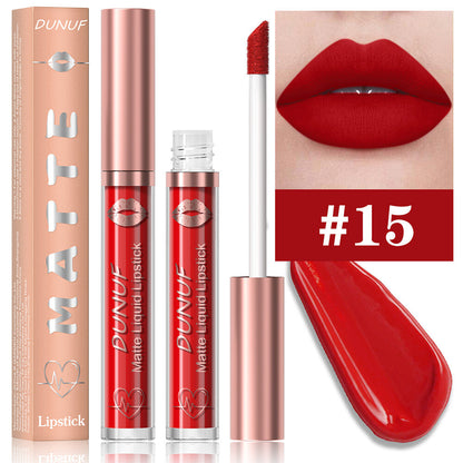 💄 18 Colors Matte Liquid Lipstick Waterproof Long Lasting Lip Gloss Oil