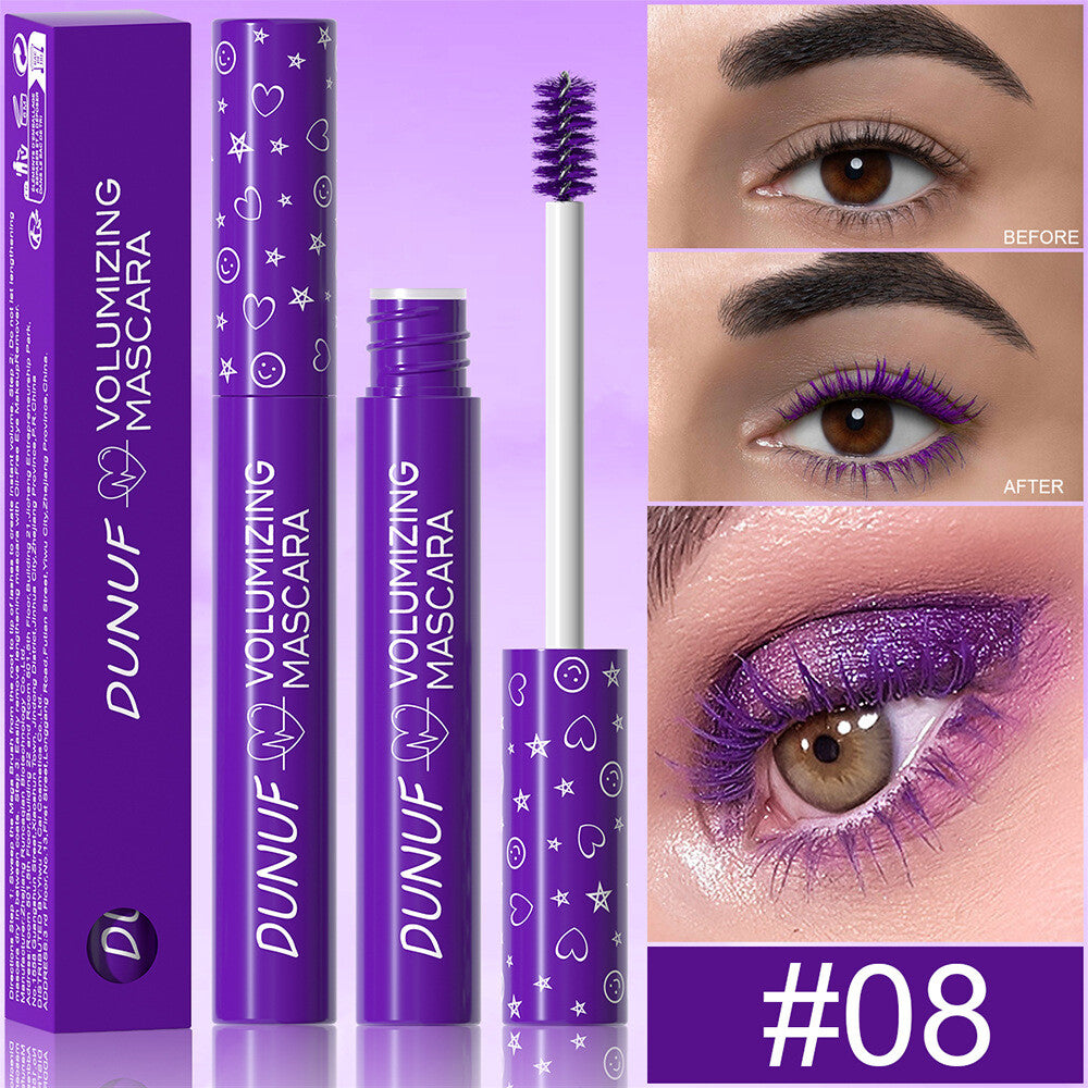 Colorful Waterproof Mascara Volumizing Lengthening Curl Lift Makeup for Women