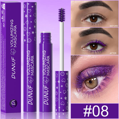 Colorful Waterproof Mascara Volumizing Lengthening Curl Lift Makeup for Women
