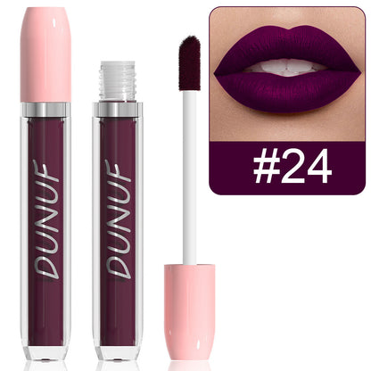 Matte Velvet Liquid Lipstick 25 Colors Lip Gloss Waterproof Non-Sticky