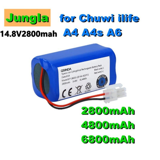 14.8V 2800mAh Li-ion Battery Pack for Ecovacs CR130, Dibei V780, Coco CE N550