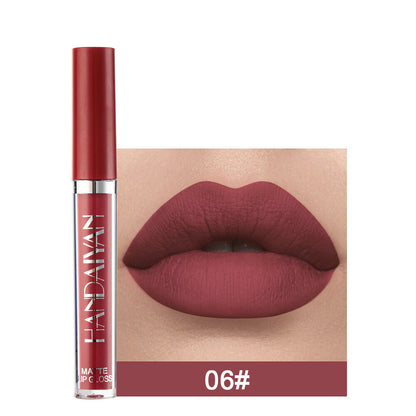 12pcs Matte Liquid Lipstick - Waterproof Transfer-Proof Long-Lasting Lip Glaze