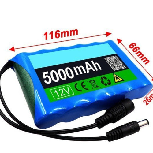 3S2P 12V 5Ah Li-ion Battery Pack with BMS Rechargeable for Electric Scooter