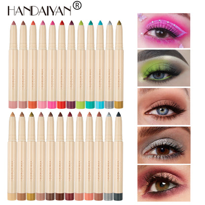 2-in-1 Eyeliner Eye Shadow Stick Quick Dry Velvet Matte Waterproof Long Lasting