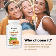 Sinpuyle Pure Turmeric Curcumin 95 Supplement-1 Bottle 1000mg 120 Capsules