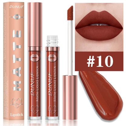 💄 18 Colors Matte Liquid Lipstick Waterproof Long Lasting Lip Gloss Oil