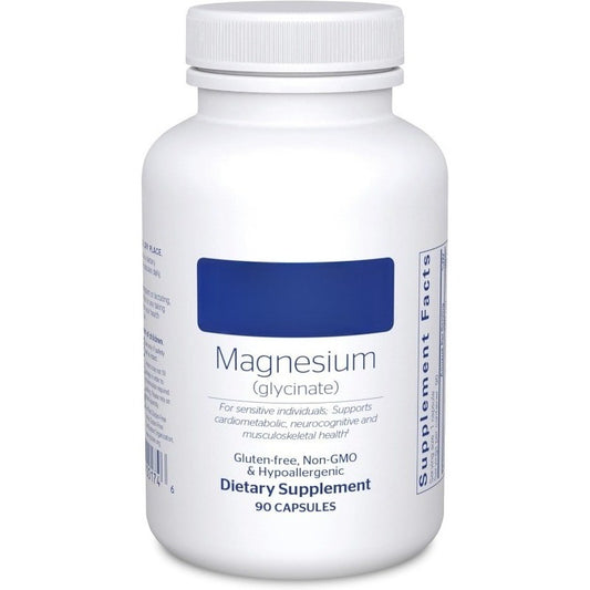 Magnesium Glycinate Capsules for Stress Relief Sleep and Heart Health Support
