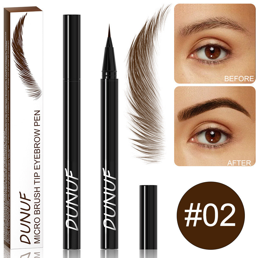 2-Color Liquid Eyeliner Waterproof Quick-Dry Smudge-Proof Eyes Makeup for Women
