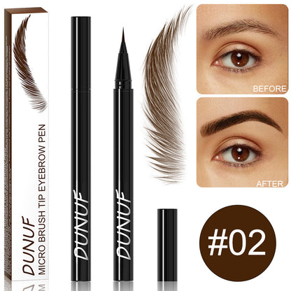 2-Color Liquid Eyeliner Waterproof Quick-Dry Smudge-Proof Eyes Makeup for Women
