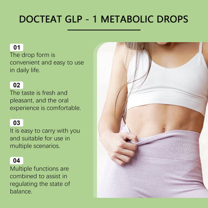 Docteat Metabolic Support Drops - Sugar Balance & Gut Wellness Aid