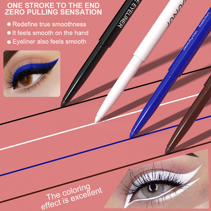 Waterproof Eyeliner Pencil - Longwear, Smudge-Proof, Quick-Dry Gel Formula