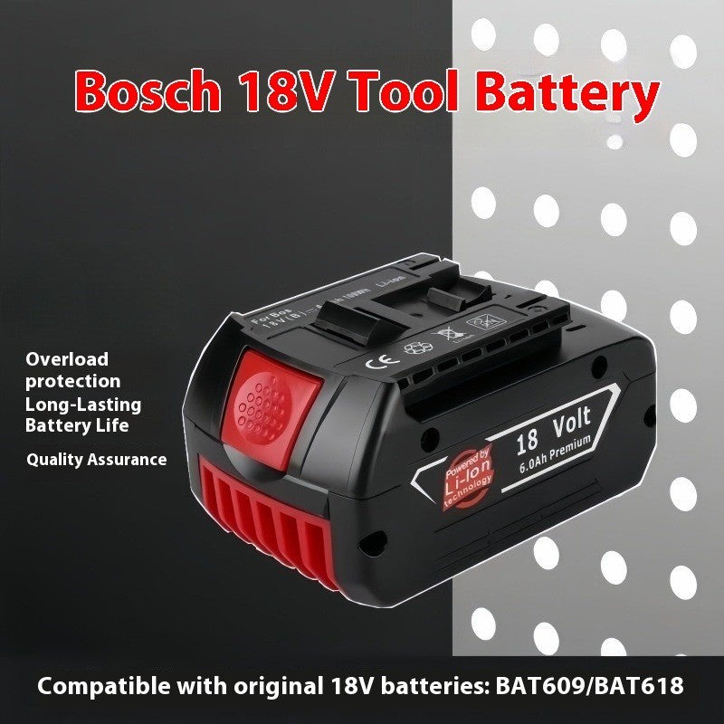 Bosch 18V 4.0Ah 5.0Ah 6.0Ah Li-ion Battery for Power Drill Tools Equipmen