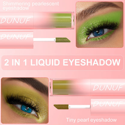 Dual-Ended Eye Shadow Pencil - Metallic + Sparkle, Longwear, Quick Blend