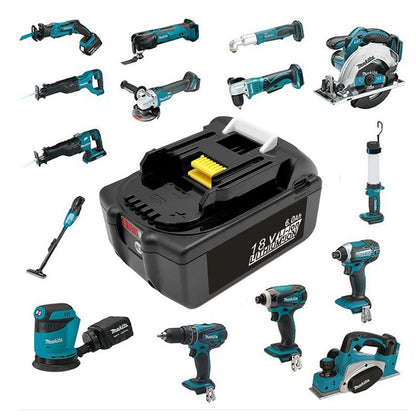 Makita BL1850 18V 6.0Ah Li-ion Battery with Type-C 65W Input/Output