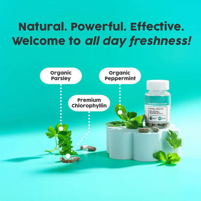 Body Magic Chlorophyll Capsules 30 Count Internal Cleansing Energy Boost