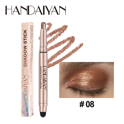 Shimmer Pearl/glitter finish Eye Shadow Liner 1-step application Waterproof