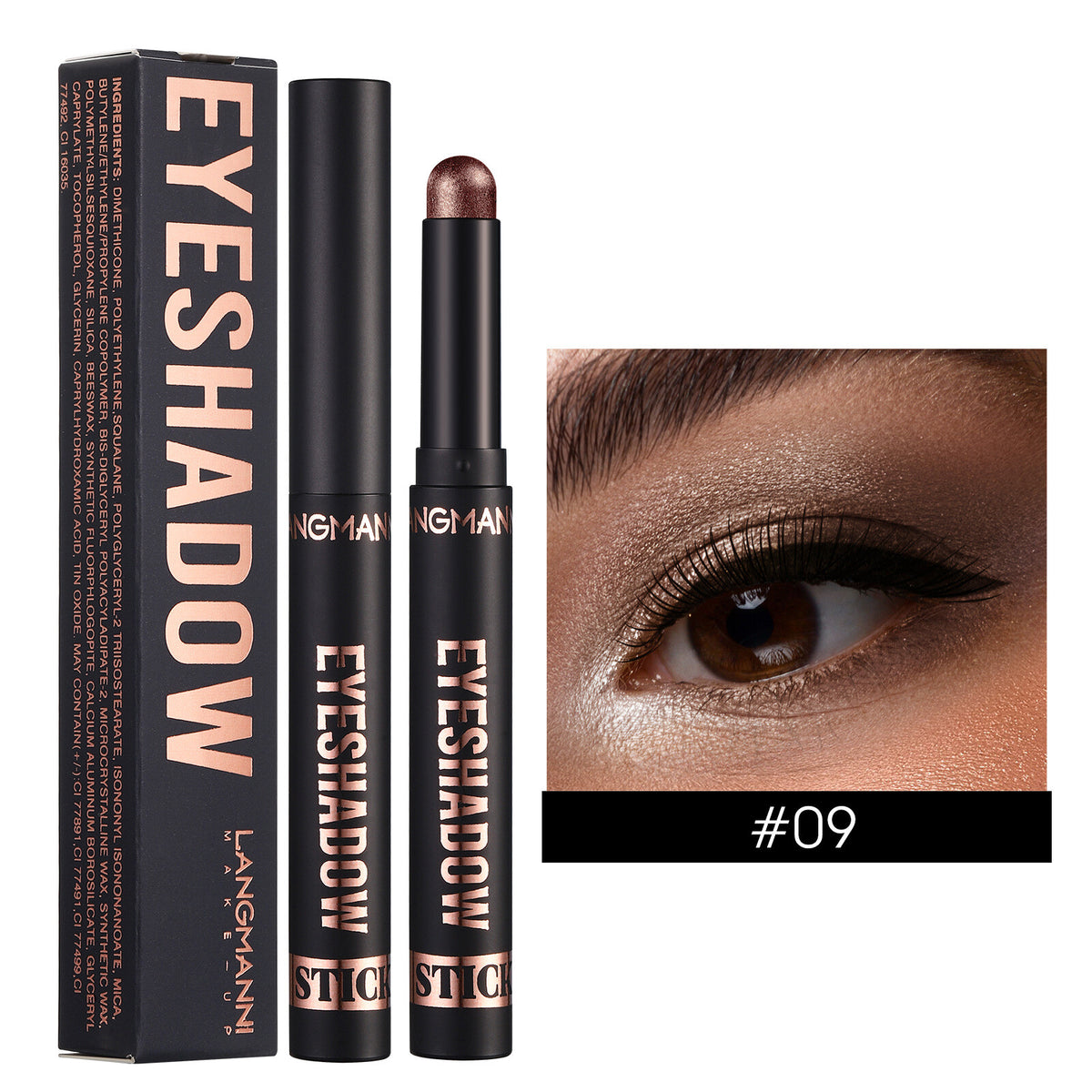 Waterproof Eye Shadow Sticks - Matte & Shimmer, Longwear, No Creasing