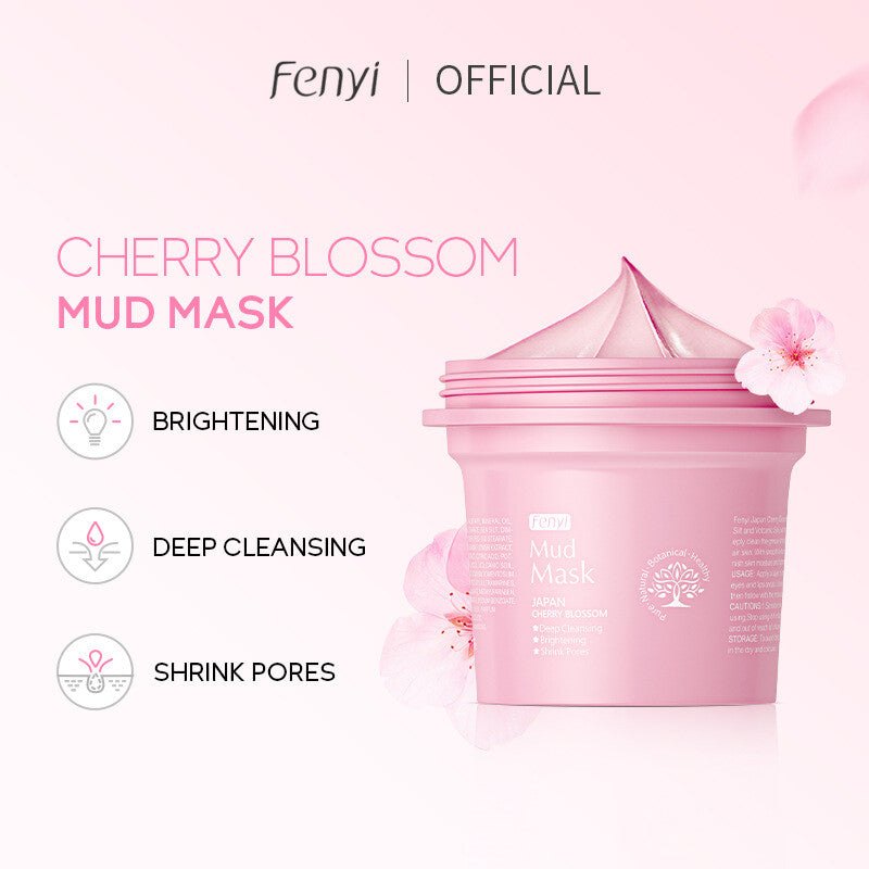 Japanese Cherry Blossom Skin Care Skin Mud Masks 100g Moisturizing Cleansing