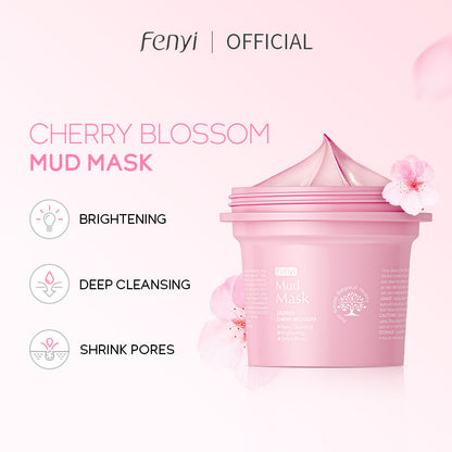 Japanese Cherry Blossom Skin Care Skin Mud Masks 100g Moisturizing Cleansing