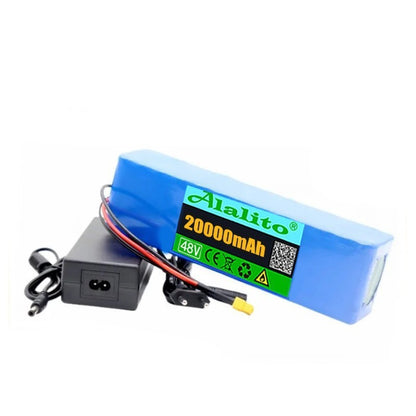 48V 20Ah E-Bike Battery 13S3P Rechargeable for Electric Bicycle Long Range
