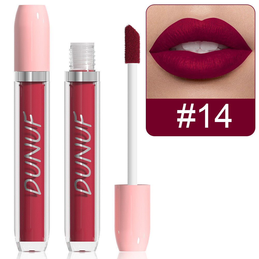 Matte Velvet Liquid Lipstick 25 Colors Lip Gloss Waterproof Non-Sticky