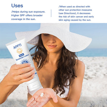 SPF60+ PA+++ 120ml UV Sun Protection Sunscreen Skincare Milk Face concealer