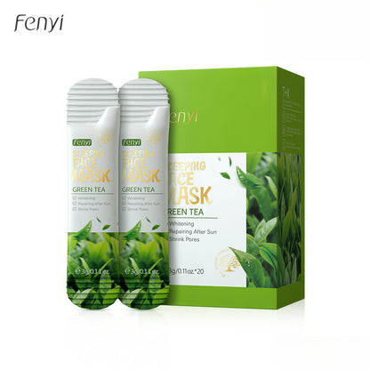 Green Tea Series Skin Care Set Essence Face Wash Skin Masks Eye Cream Toner