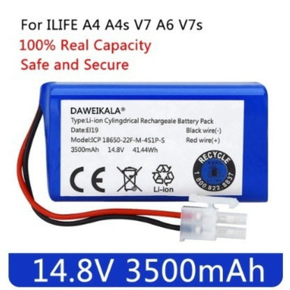 14.8V 2800mAh Lithium Battery for Ecovacs CR130 Dibei V780 CEN550 Vacuum Cleaner