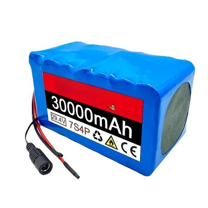 24V 7S4P Rechargeable Li-ion Battery Pack 15Ah 20Ah 30Ah 40Ah for E-Bike Scooter