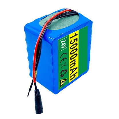 24V 15Ah 6S5P Li-ion Battery Pack for Electric Bicycle E-Scooter Wheelchair