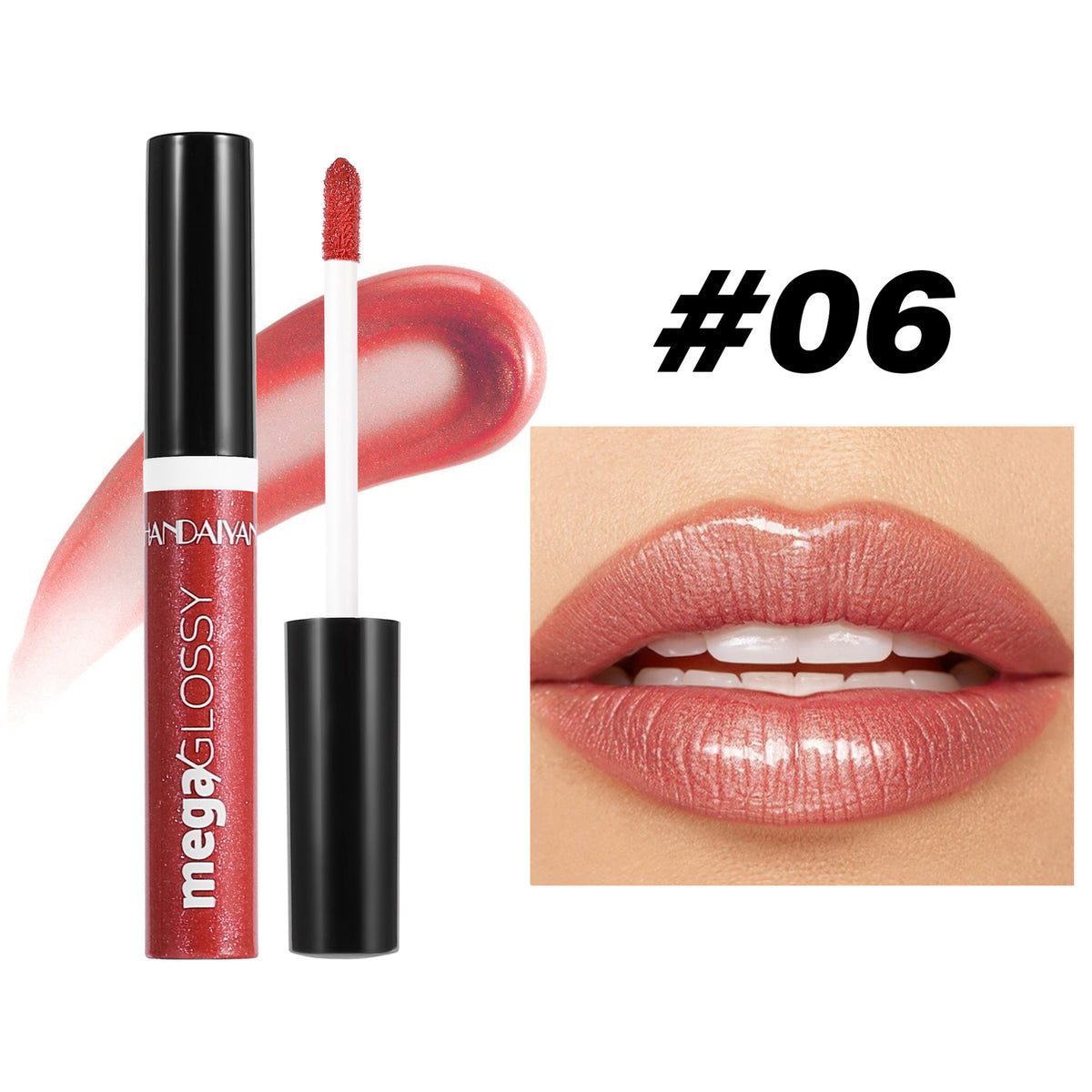 Lip Gloss Pearlescent Lip Glaze - Long-Lasting, Hydrating Liquid Lipstick