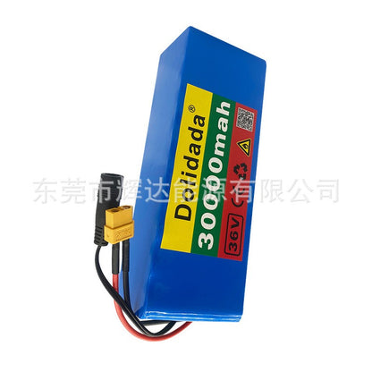 36V 30Ah 10S3P Rechargeable Li-ion Battery Pack with BMS for E-Scooter