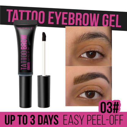 Peel-Off Eyebrow Liner Waterproof Smudge-Proof Easy Color Application