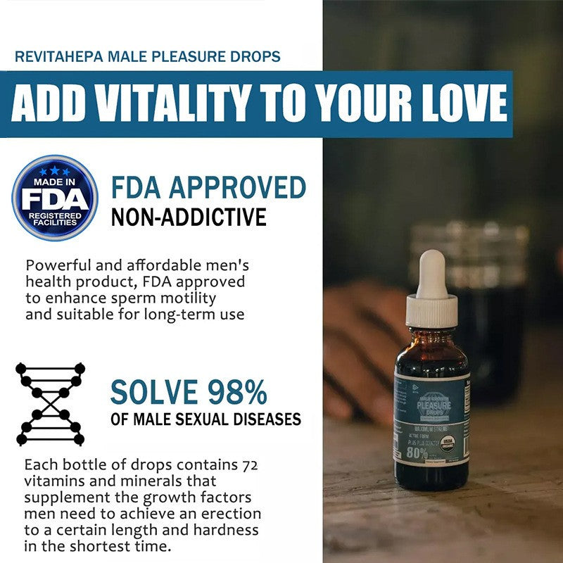 Male Gowth Pleasure Vitamin Drops Epimedium Maca Root Ginseng L-ARGININE