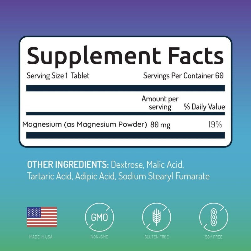 Hydrogen Water Tablets with Magnesium for Energy and Cognitive Health Support