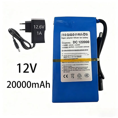 12V 20Ah Li-ion Polymer Battery for LED Solar Street Light CCTV Camera Motor