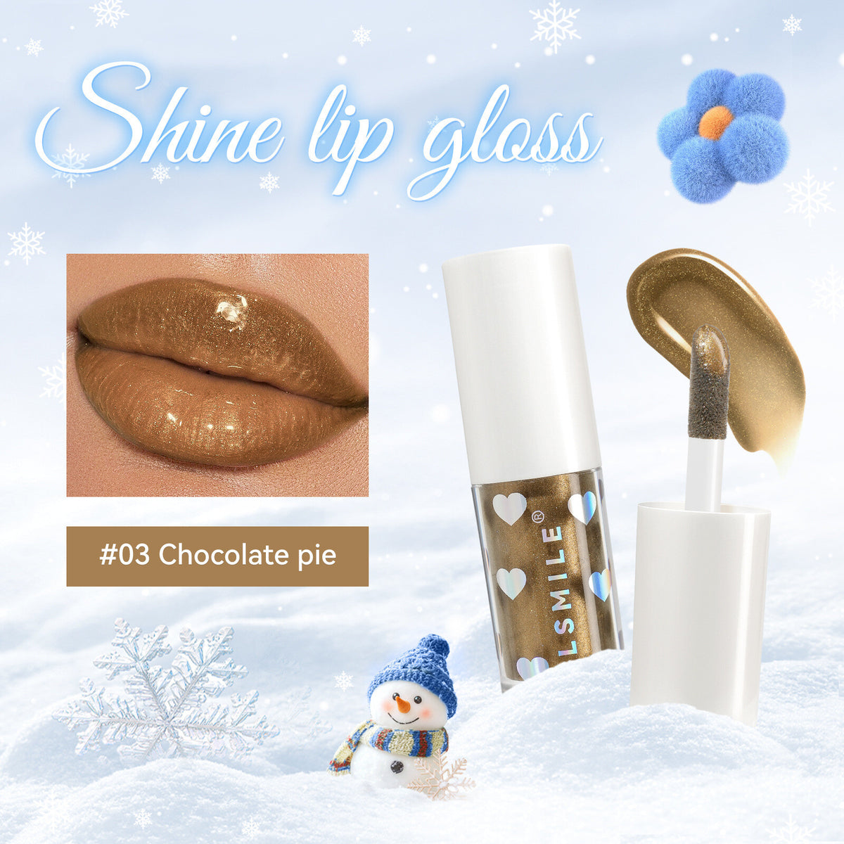 Lip Oil Balm Shiny Pearl Long-lasting Lip Gloss for Women Moisturizing Lip Tint