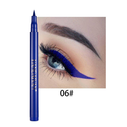 Colorful Eyeliner Eye Pencils - Ultra-Fine Tip, Waterproof, Smudge-Proof