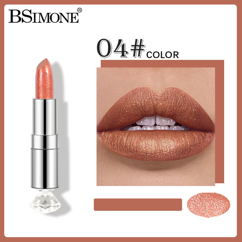 Shimmer Lipstick ✨ Moisturizing & Highly Pigmented 💋 Multi-Use as Eyeshadow