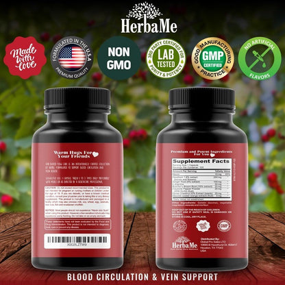 Circulation Support Supplement with Niacin L Arginine for Cardiovascular Health
