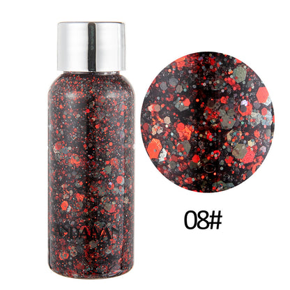 Liquid Glitter Eyeshadow Gel - Face & Body Sparkle, Longwear Shimmer Eye Shadow
