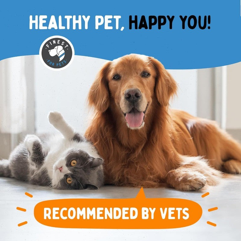 Omega 3 Fish Oil for Dogs & Cats with EPA & DHA for Skin & Coat Health