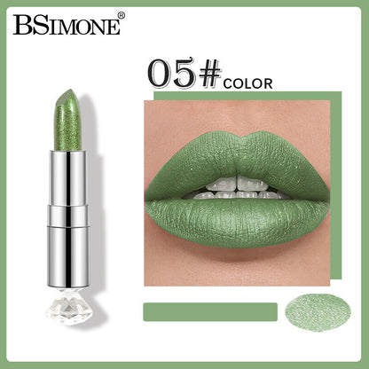 Shimmer Lipstick ✨ Moisturizing & Highly Pigmented 💋 Multi-Use as Eyeshadow