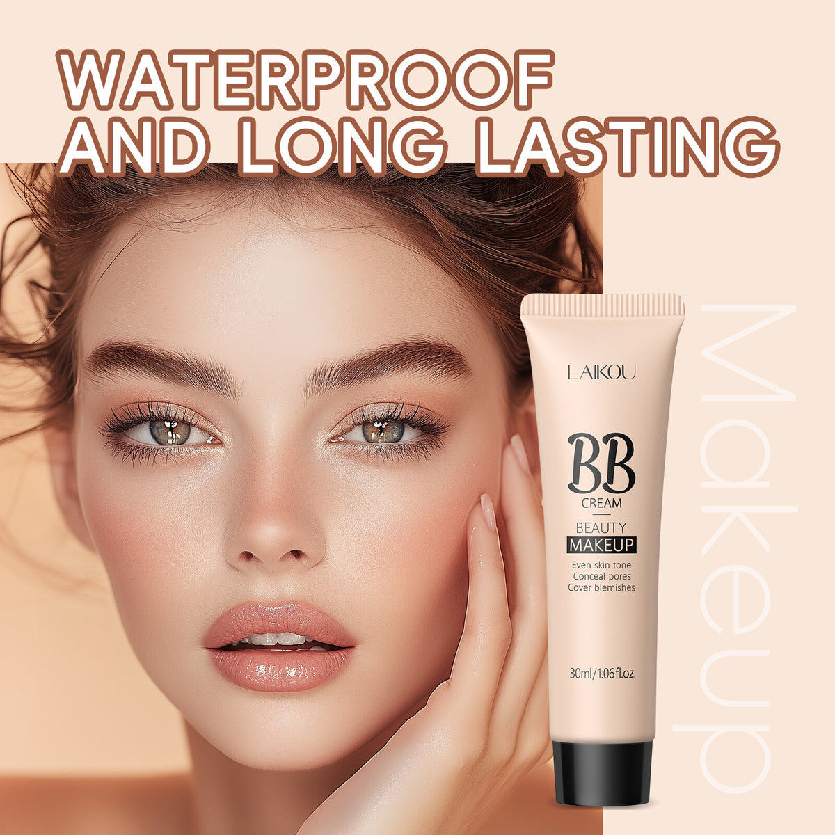 1.06oz BB Cream For Men Makeup Base Cover Flaws Oil Control Anti-Aging