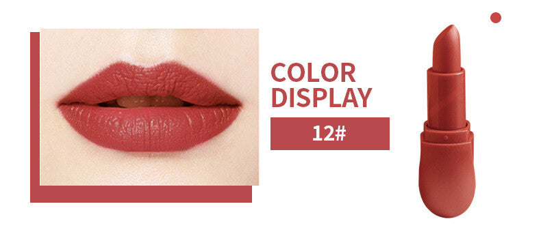 Hydrating Matte Lipstick 💋 Long Lasting & Waterproof 🌸 Non-Stick Smudge Proof