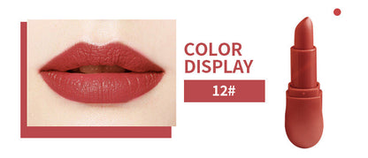 Hydrating Matte Lipstick 💋 Long Lasting & Waterproof 🌸 Non-Stick Smudge Proof