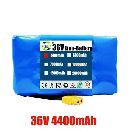 Genuine 36V 12Ah 10S2P Li-ion Battery Rechargeable Batteries