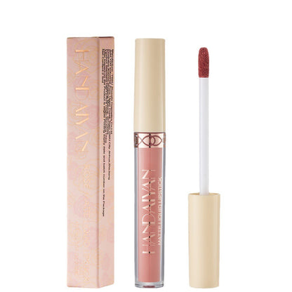 HANDAIYAN Velvet Lip Gloss for Women Matte Liquid Lipstick 12Colors Long-Lasting