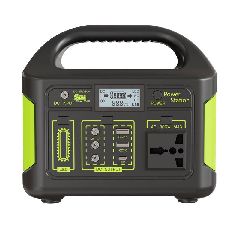300W Portable Power Station 220V LiFePO4 Solar Generator for Outdoor